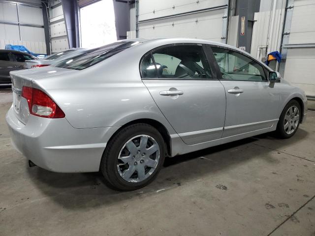 1HGFA15529L000323 - 2009 HONDA CIVIC LX SILVER photo 3