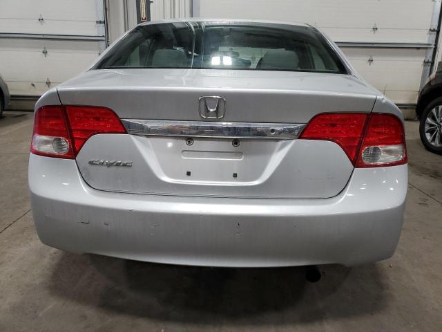 1HGFA15529L000323 - 2009 HONDA CIVIC LX SILVER photo 6