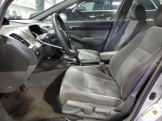 1HGFA15529L000323 - 2009 HONDA CIVIC LX SILVER photo 7