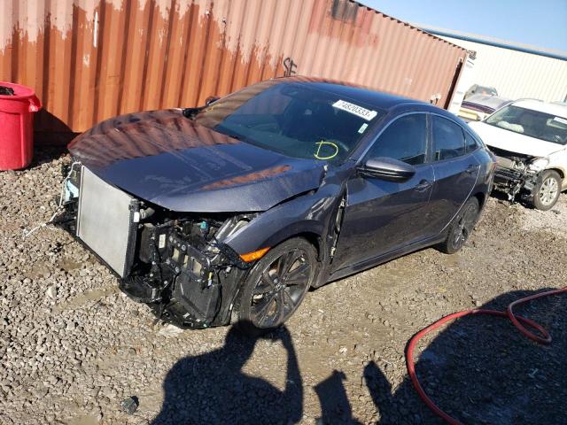 2HGFC2F80LH593967 - 2020 HONDA CIVIC SPORT GRAY photo 1