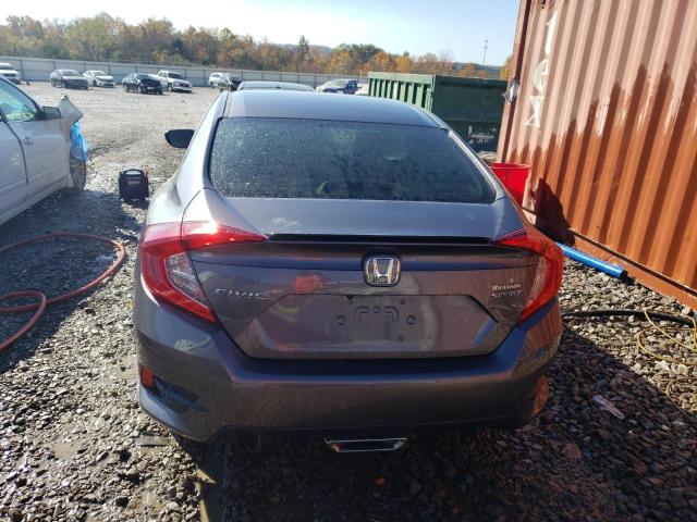 2HGFC2F80LH593967 - 2020 HONDA CIVIC SPORT GRAY photo 6