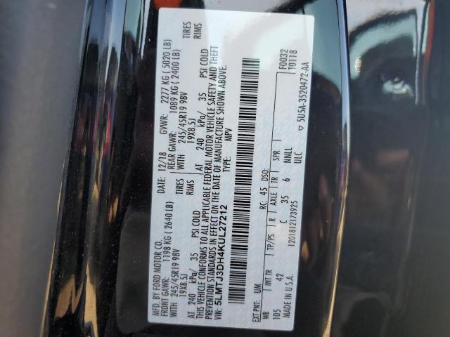 5LMTJ3DH4KUL27212 - 2019 LINCOLN MKC RESERVE Siyah fotoğraf 13