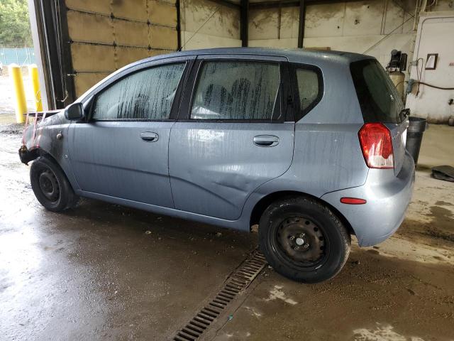 KL1TD666X7B711744 - 2007 CHEVROLET AVEO BASE BLUE photo 2