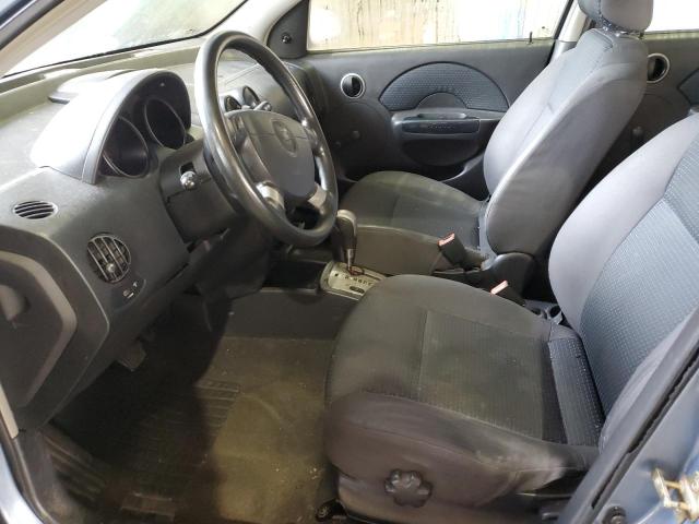 KL1TD666X7B711744 - 2007 CHEVROLET AVEO BASE Mavi foto 7