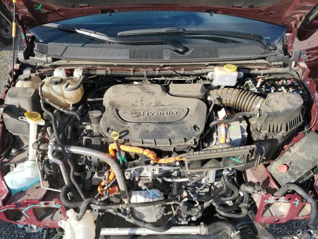 2C4RC1L71LR261418 - 2020 CHRYSLER PACIFICA HYBRID TOURING L BURGUNDY photo 11