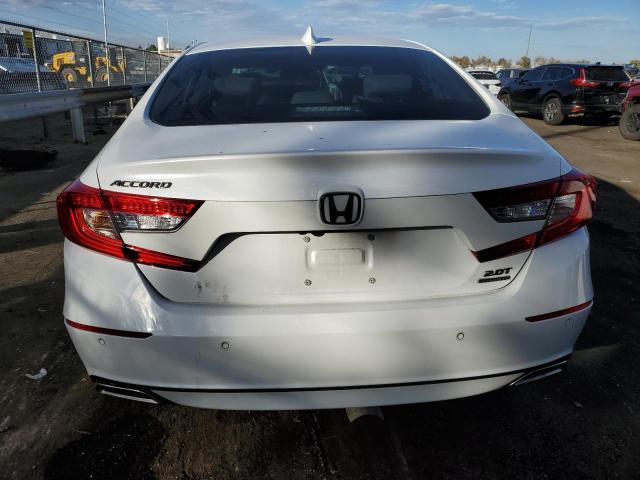 1HGCV2F93MA032653 - 2021 HONDA ACCORD TOURING WHITE photo 6