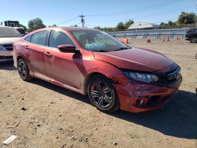 2HGFC2F61KH536156 - 2019 HONDA CIVIC LX BURGUNDY photo 4