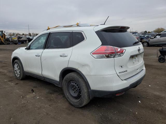 KNMAT2MT7GP615352 - 2016 NISSAN ROGUE S WHITE photo 2