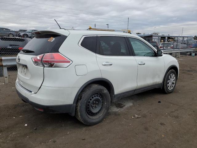 KNMAT2MT7GP615352 - 2016 NISSAN ROGUE S WHITE photo 3