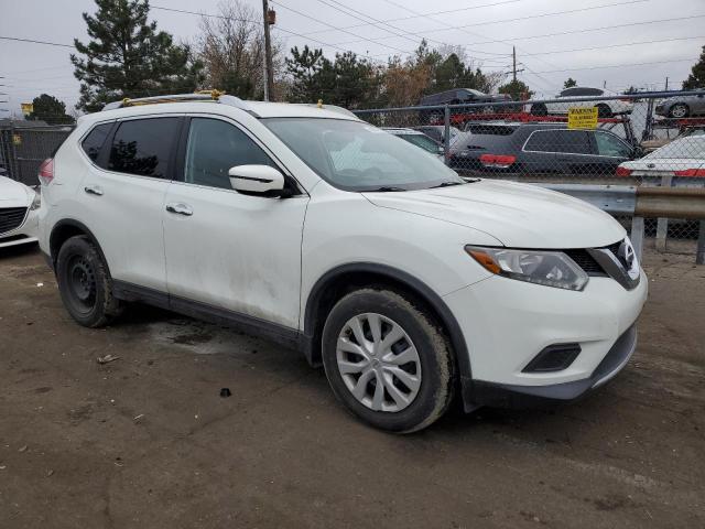 KNMAT2MT7GP615352 - 2016 NISSAN ROGUE S WHITE photo 4