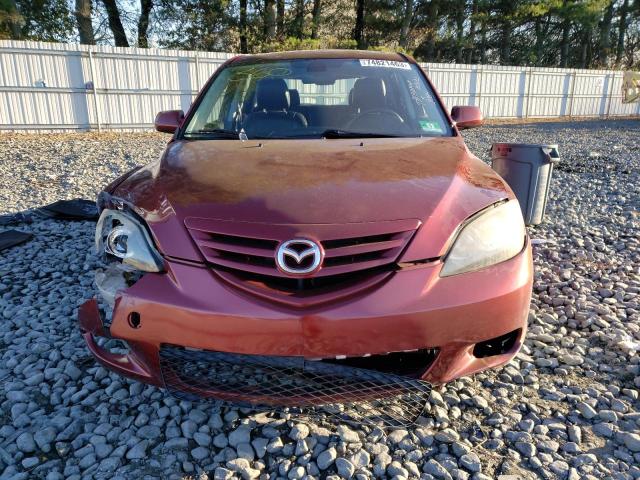 JM1BK344X61462084 - 2006 MAZDA 3 HATCHBACK RED photo 5