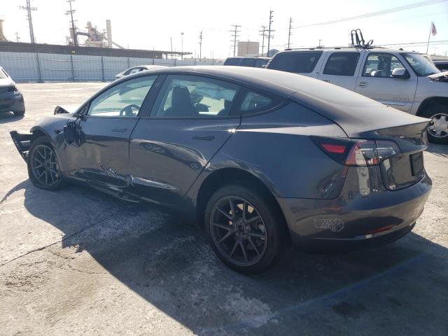 5YJ3E1EA4PF413699 - 2023 TESLA MODEL 3 GRAY photo 2