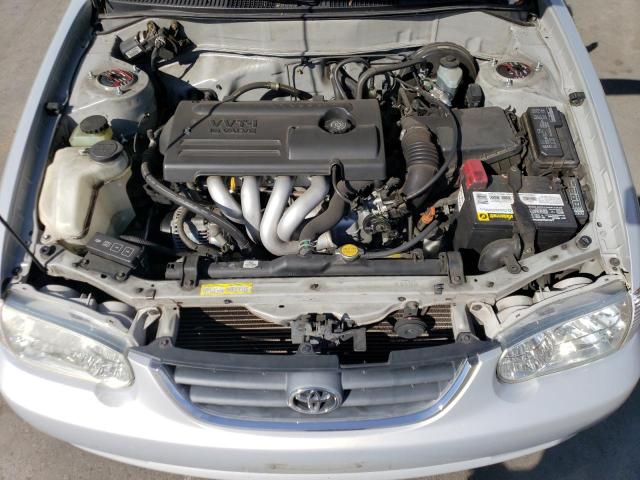 1NXBR12EX2Z611500 - 2002 TOYOTA COROLLA CE SILVER photo 11