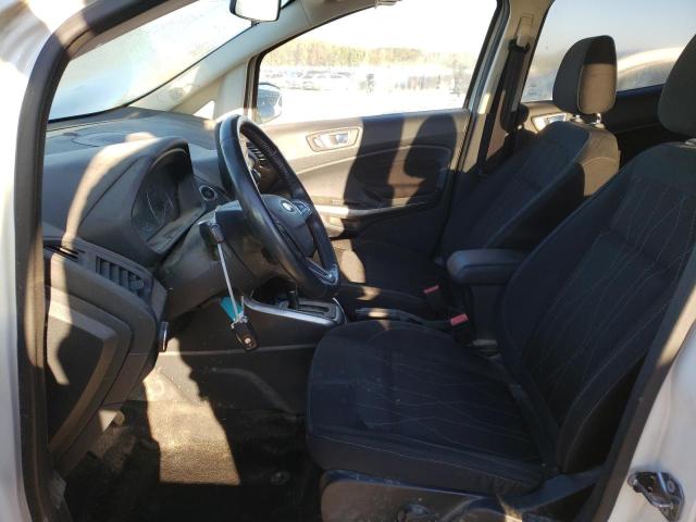 MAJ3P1TE6JC190575 - 2018 FORD ECOSPORT SE WHITE photo 7