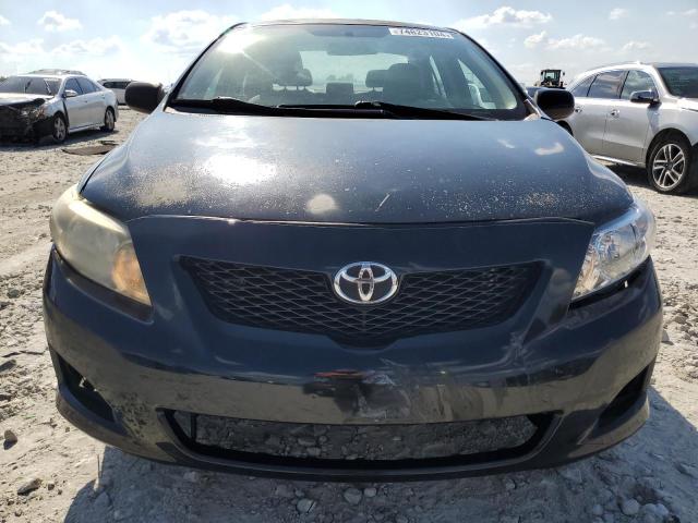 1NXBU4EE4AZ250453 - 2010 TOYOTA COROLLA BASE BLACK photo 5