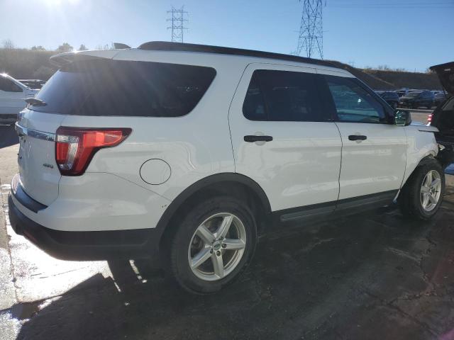 1FM5K8B82JGB31176 - 2018 FORD EXPLORER WHITE photo 3