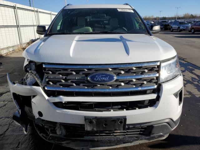 1FM5K8B82JGB31176 - 2018 FORD EXPLORER WHITE photo 5