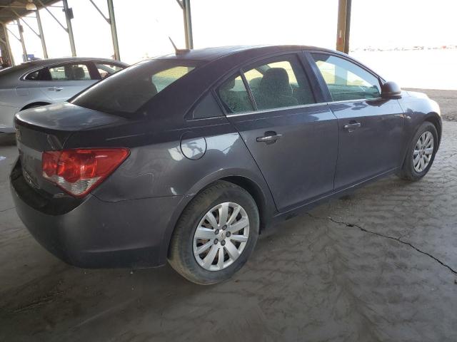 1G1PC5SH0B7139764 - 2011 CHEVROLET CRUZE LS GRAY photo 3