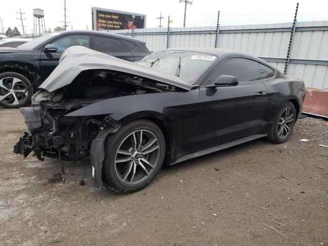 1FA6P8TH5H5276751 - 2017 FORD MUSTANG BLACK photo 1