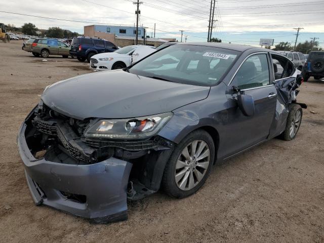 1HGCR2F86DA148800 - 2013 HONDA ACCORD EXL GRAY photo 1