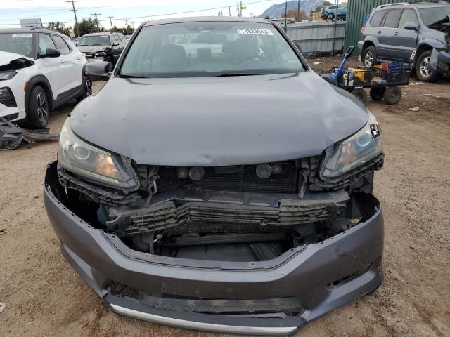 1HGCR2F86DA148800 - 2013 HONDA ACCORD EXL GRAY photo 5