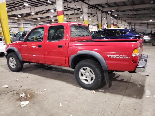 5TEGN92N02Z108019 - 2002 TOYOTA TACOMA DOUBLE CAB PRERUNNER RED photo 2