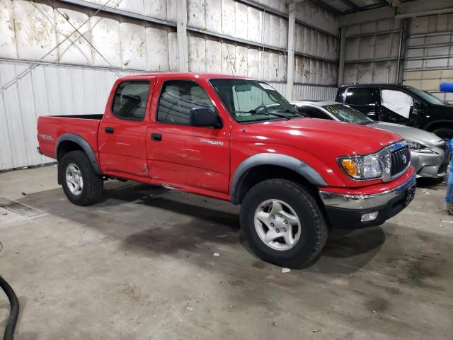 5TEGN92N02Z108019 - 2002 TOYOTA TACOMA DOUBLE CAB PRERUNNER RED photo 4