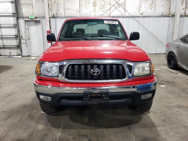 5TEGN92N02Z108019 - 2002 TOYOTA TACOMA DOUBLE CAB PRERUNNER RED photo 5