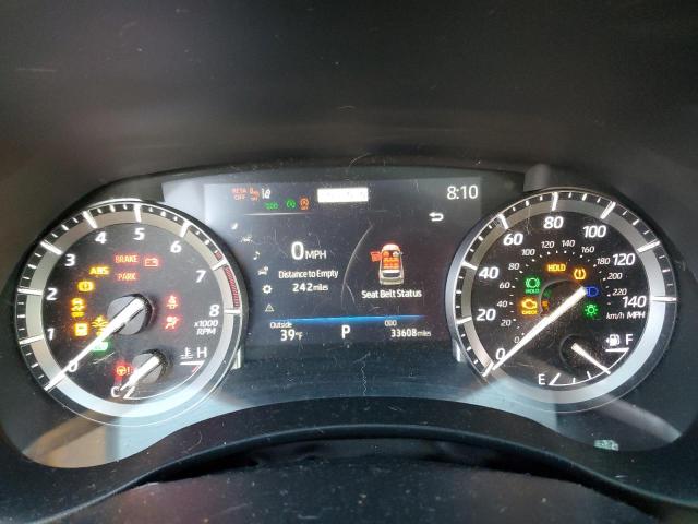 5TDHZRAH4NS557001 - 2022 TOYOTA HIGHLANDER XLE BLUE photo 9