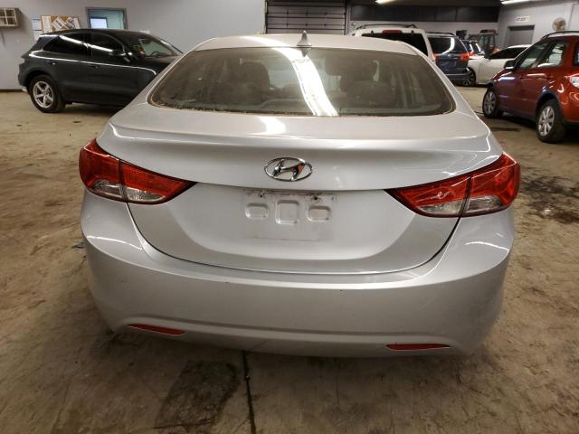 5NPDH4AE4CH142368 - 2012 HYUNDAI ELANTRA GLS SILVER photo 6