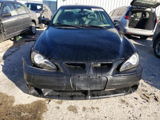 1G2NV12EX2C219348 - 2002 PONTIAC GRAND AM GT1 BLACK photo 5