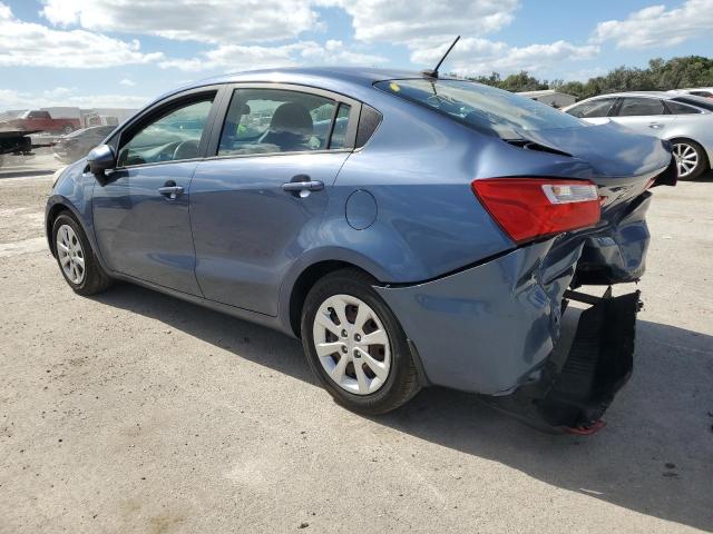 KNADM4A33G6660351 - 2016 KIA RIO LX BLUE photo 2