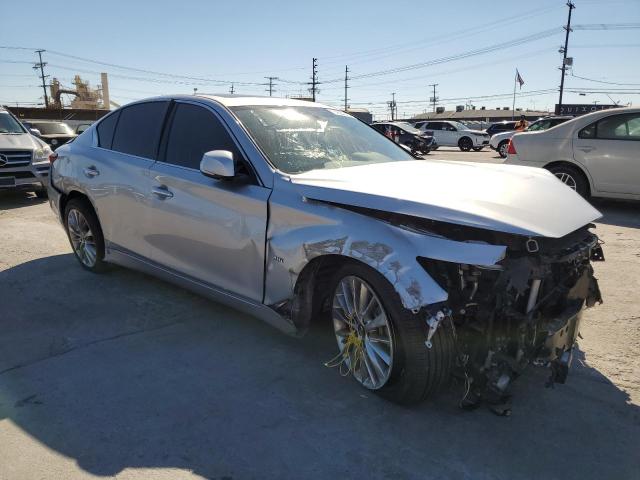 JN1EV7AP8KM516987 - 2019 INFINITI Q50 LUXE SILVER photo 4