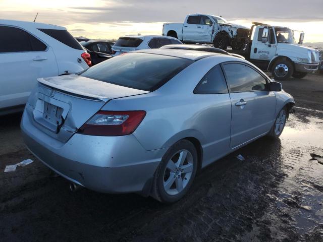 2HGFG12887H519061 - 2007 HONDA CIVIC EX SILVER photo 3