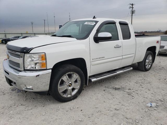 1GCRKSE71CZ134244 - 2012 CHEVROLET 1500 K1500 LT WHITE photo 1