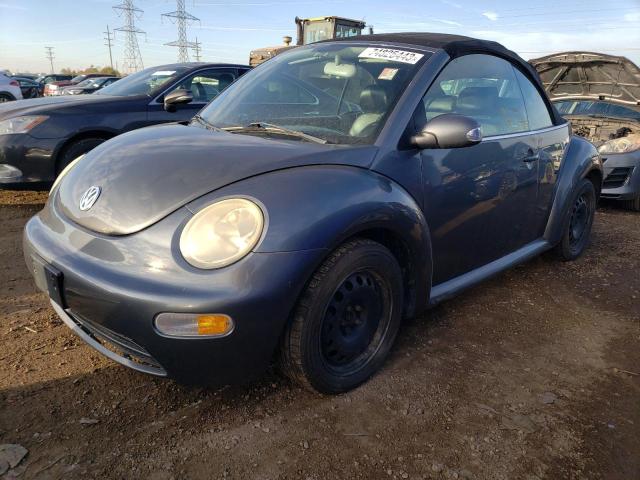 3VWBM31Y24M338986 - 2004 VOLKSWAGEN NEW BEETLE GL 灰色 照片 1