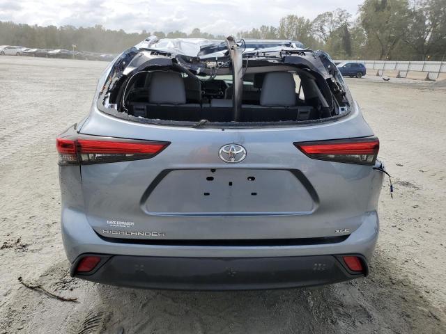 5TDHZRAH8LS020709 - 2020 TOYOTA HIGHLANDER XLE 灰色 照片 6