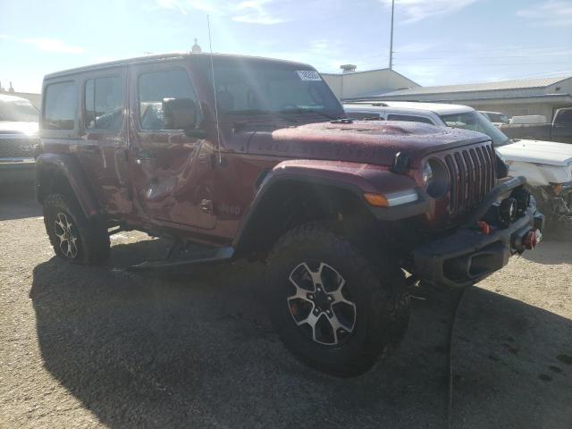 1C4JJXF8MW862390 - 2021 JEEP WRANGLER U BURGUNDY photo 4