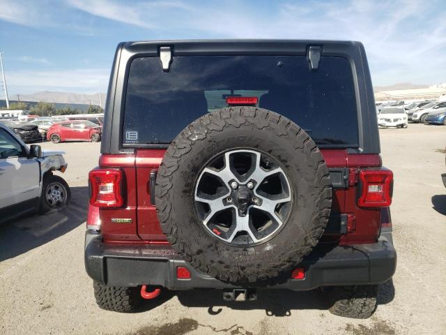 1C4JJXF8MW862390 - 2021 JEEP WRANGLER U BURGUNDY photo 6