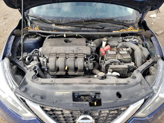 3N1AB7AP3KY451681 - 2019 NISSAN SENTRA S BLUE photo 11