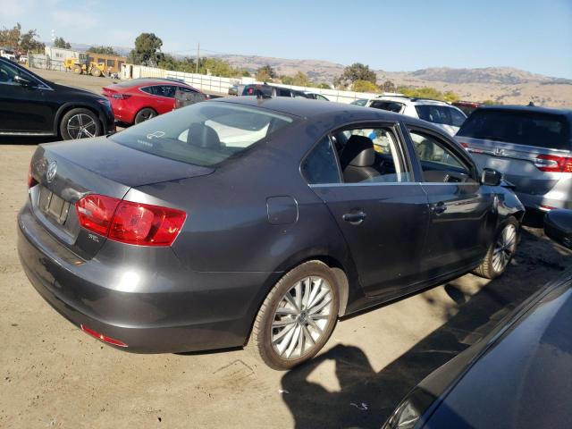 3VWL17AJ0EM393624 - 2014 VOLKSWAGEN JETTA SEL GRAY photo 3