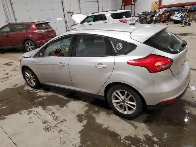 1FADP3K27JL264089 - 2018 FORD FOCUS SE SILVER photo 2