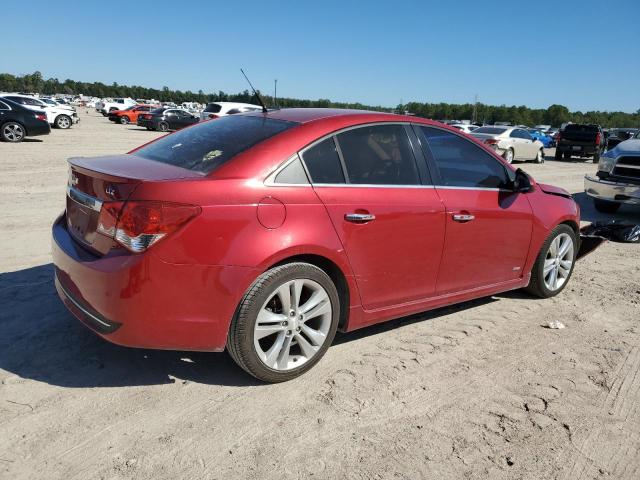 1G1PH5SC5C7176168 - 2012 CHEVROLET CRUZE LTZ RED photo 3