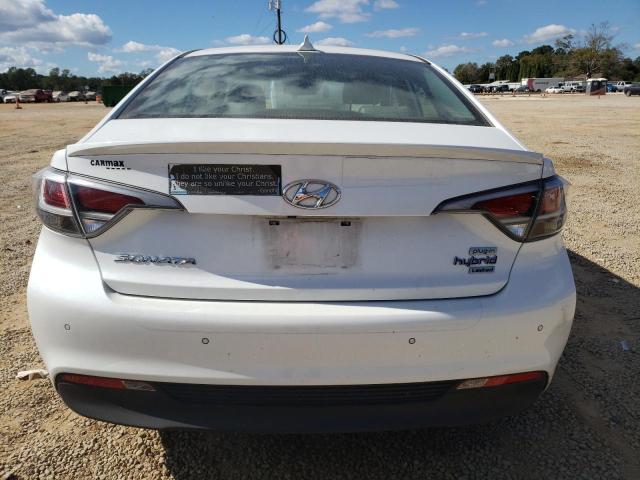 KMHE54L21HA059832 - 2017 HYUNDAI SONATA PLUG-IN HYBRID WHITE photo 6