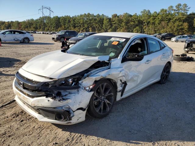 19XFC2F8XKE046245 - 2019 HONDA CIVIC SPORT თეთრი ფოტო 1