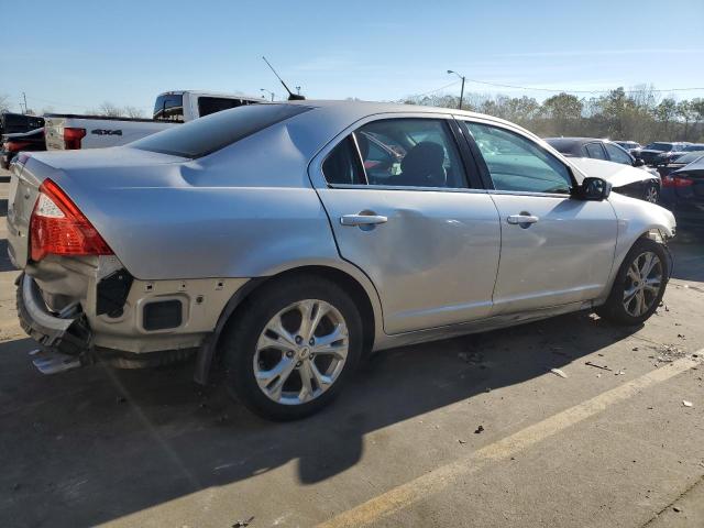 3FAHP0HA5CR340430 - 2012 FORD FUSION SE SILVER photo 3