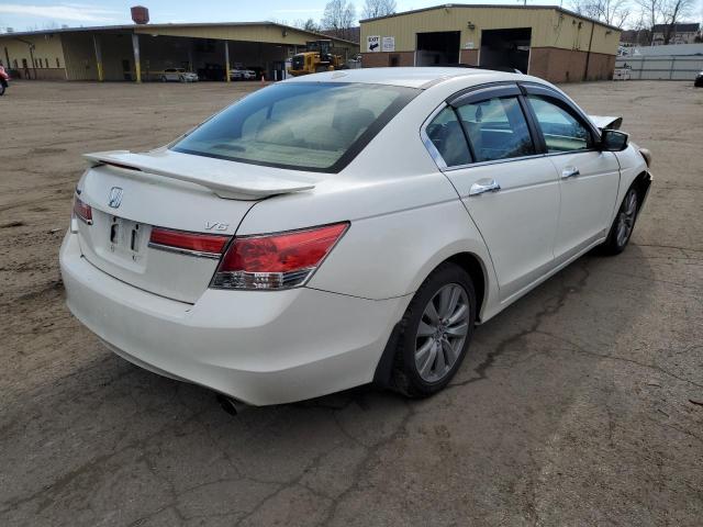 1HGCP3F89CA001218 - 2012 HONDA ACCORD EXL WHITE photo 3