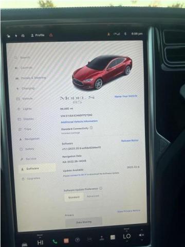 5YJSA1CN9DFP27292 - 2013 TESLA MODEL S Կարմիր լուսանկար 8