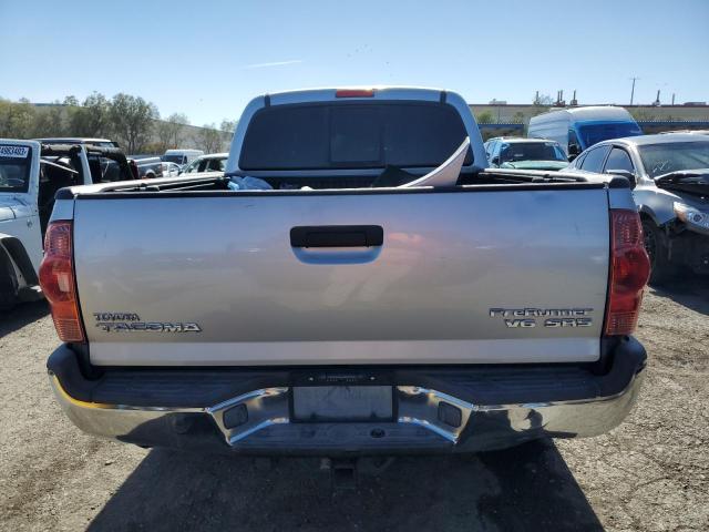 5TEKU72N07Z447033 - 2007 TOYOTA TACOMA DOUBLE CAB PRERUNNER LONG BED SILVER photo 6