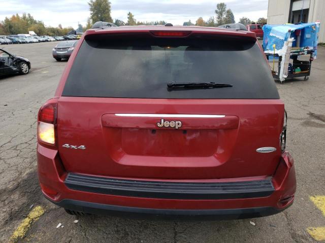 1C4NJDEB9HD191538 - 2017 JEEP COMPASS LATITUDE RED photo 6